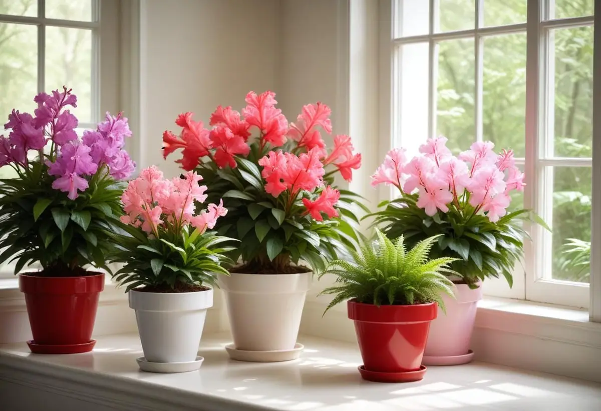 Azalea – en blomma som förgyller ditt hem illustration