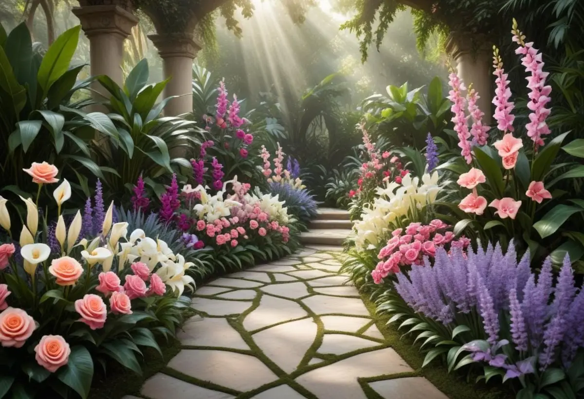 Upptäck de vackraste blommorna för din trädgård illustration