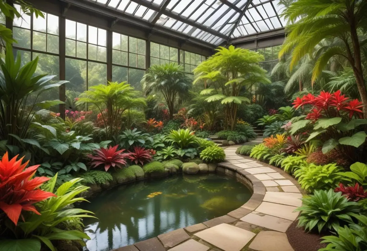 Upptäck magin i botanischer garten stockholm! illustration