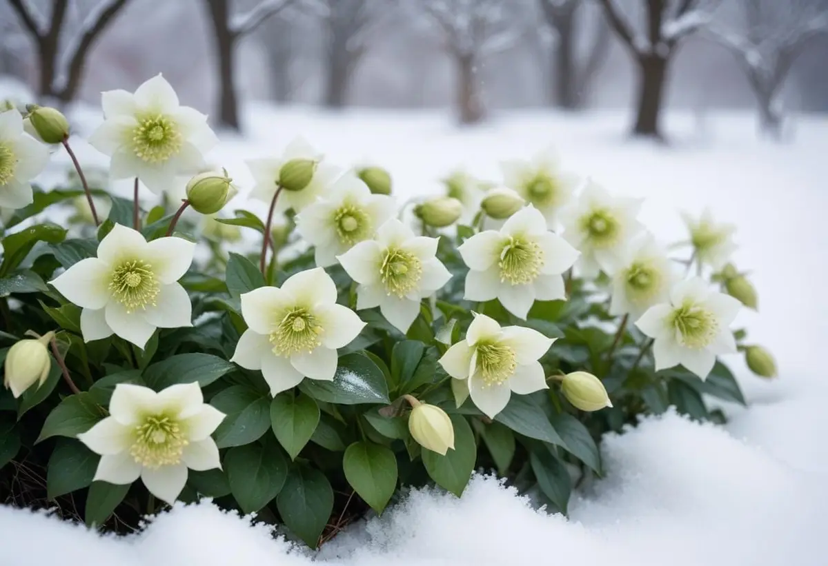 Julros - en vinterblomma att älska i trädgården! illustration