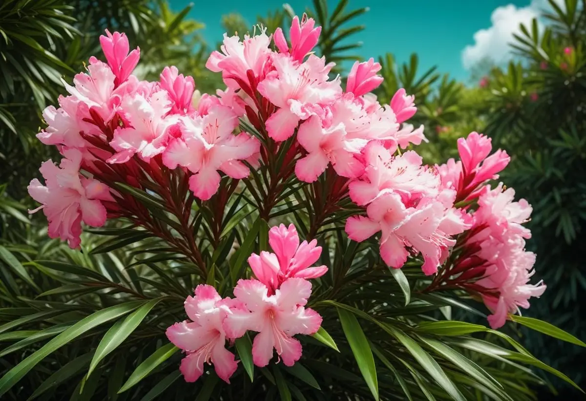 Upptäck skönheten i oleander som krukväxt! illustration