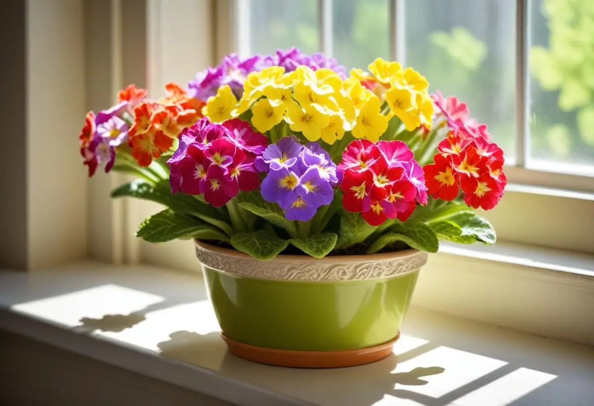 Primula — vårens underbara färgklick i hemmet! illustration